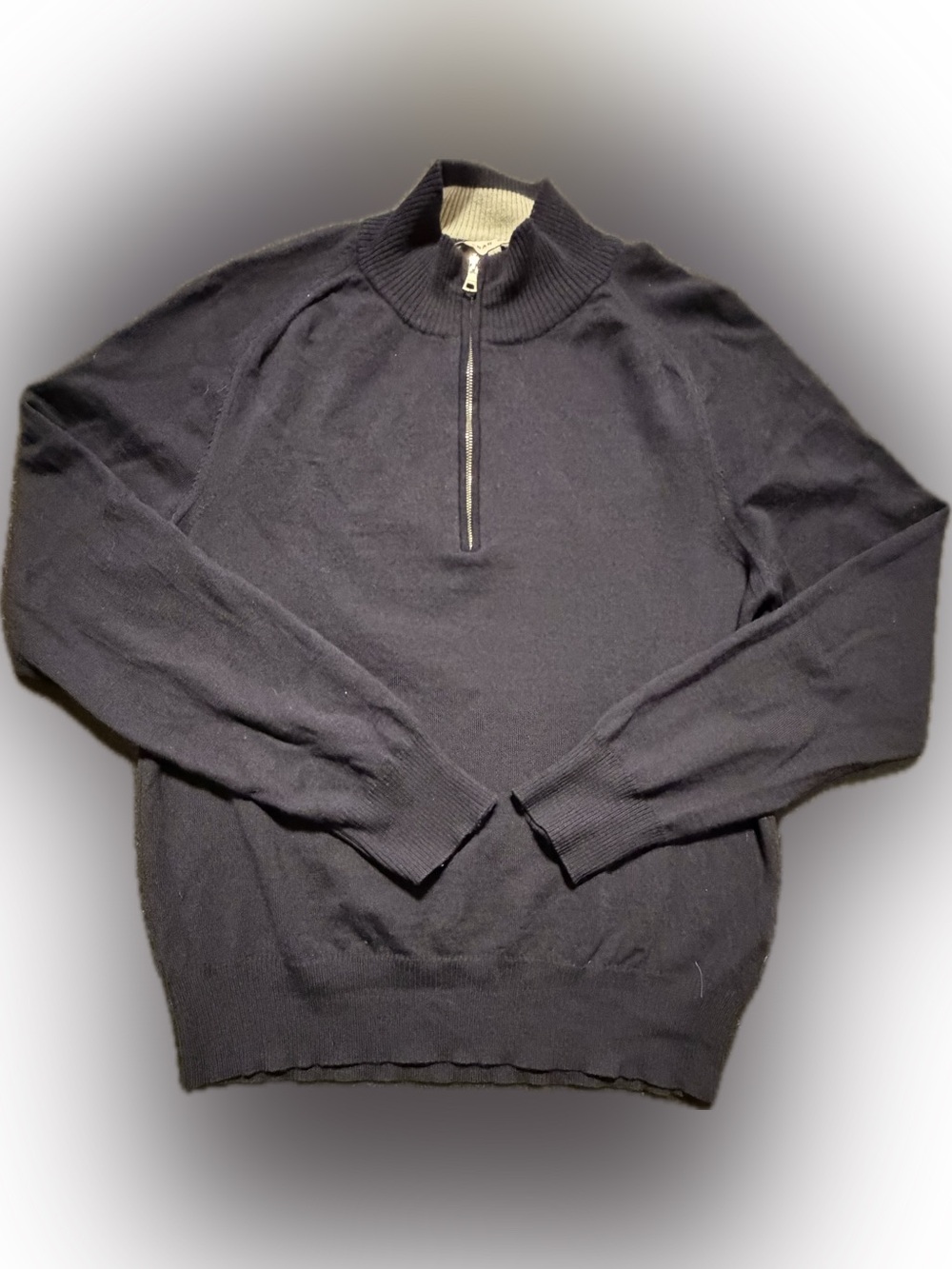 Orlebar Brown Lennard Half Zip Merino Wool Sweater Men’s Actual Medium Pullover